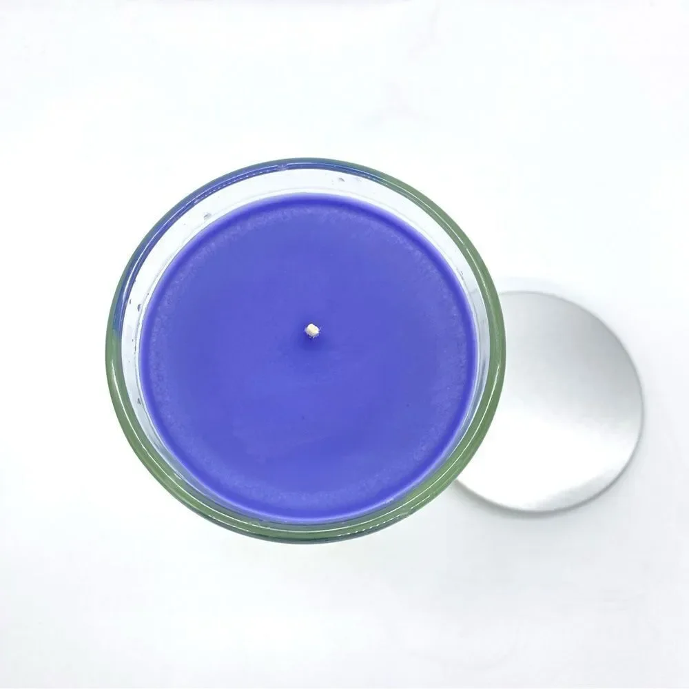 Winter Midnight Vanilla and Mistletoe Layered Scented Candle New